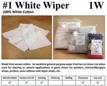 Rags - #1 White Wiper