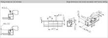 Tiomos Soft-Close Hinge for Aluminum Frame Doors, Screw-On 110°