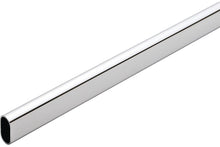 Chrome Oval Closet Rod